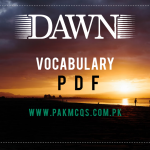 Dawn October 2020 Vocabulary in pdf Download Now