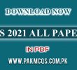 CSS 2021 Papers Download in PDF