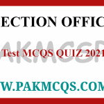 Upcoming Job Election officer MCQS Quiz pakmcqs PK