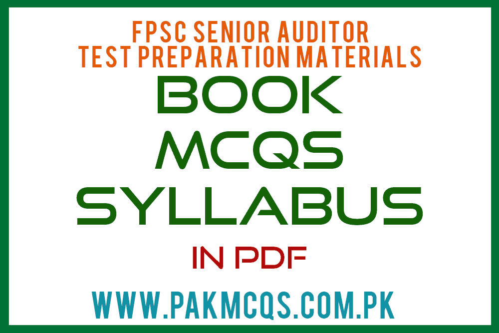 FPSC Senior Auditor Test Preparation Materials