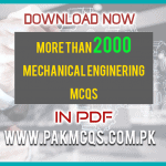 Download now Mechanical Engineering MCQS free in PDF