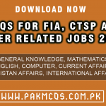 MCQS FOR FIA CTSP Jobs 2021 IN PDF